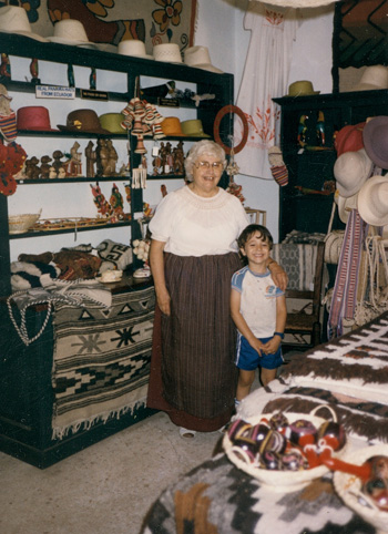 Grandma Lippi and Danny Lippi in 1985